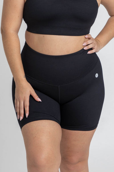 High Waisted Bike Shorts, Black Gym Shorts