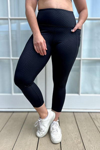 Pregnancy Pocket 7/8 Length Tight - Black by Active Truth Online, THE  ICONIC