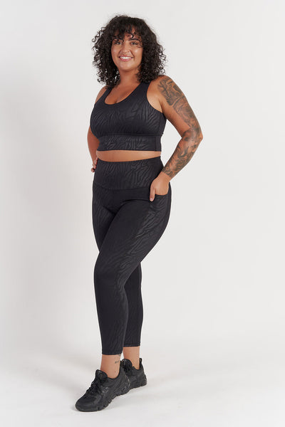 Pregnancy Pocket 7/8 Length Tight - Black by Active Truth Online, THE  ICONIC