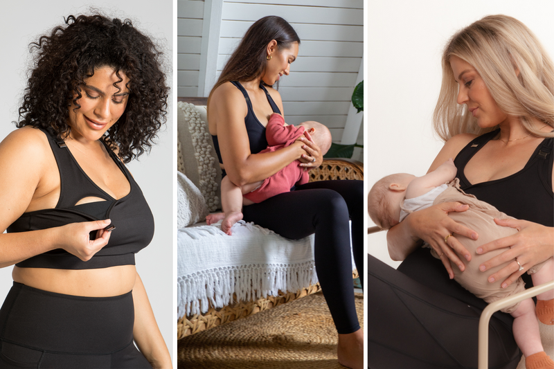 Active Truth - Our Mama Feeding Crop — voted #1 Best Nursing Sports Bra in  the 2020 SELF Fitness Awards — is now available in Midnight Blue!  Innovative magnetic clasps (rather than