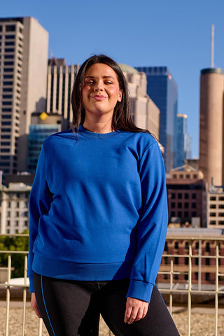 Classic Lightweight Sweater - Cobalt Blue