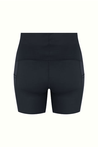 Mama Maternity Anti Chafe 5" Bike Shorts With Pockets - Black