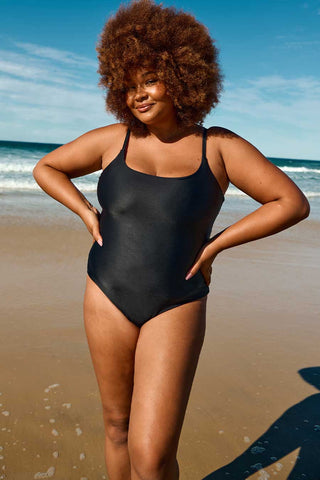 Bondi Adjustable One Piece Swimsuit - Black