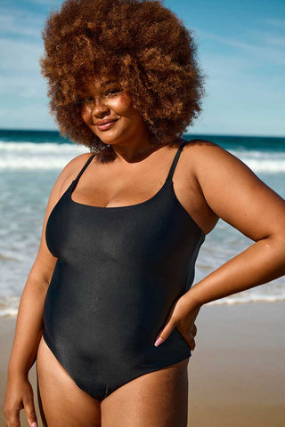 Bondi Adjustable One Piece Swimsuit - Black