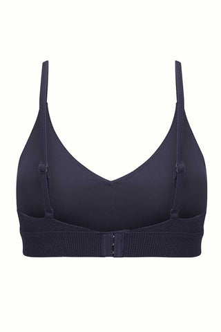 Byron Adjustable Bikini Top - Navy Texture