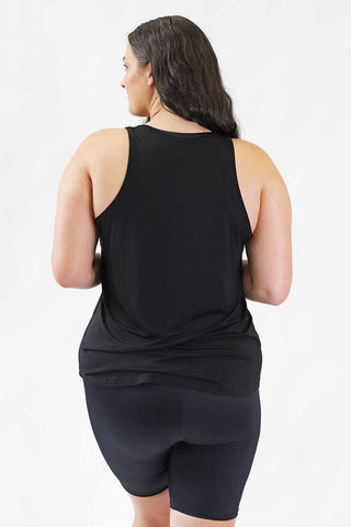 Classic Bamboo Singlet - Black