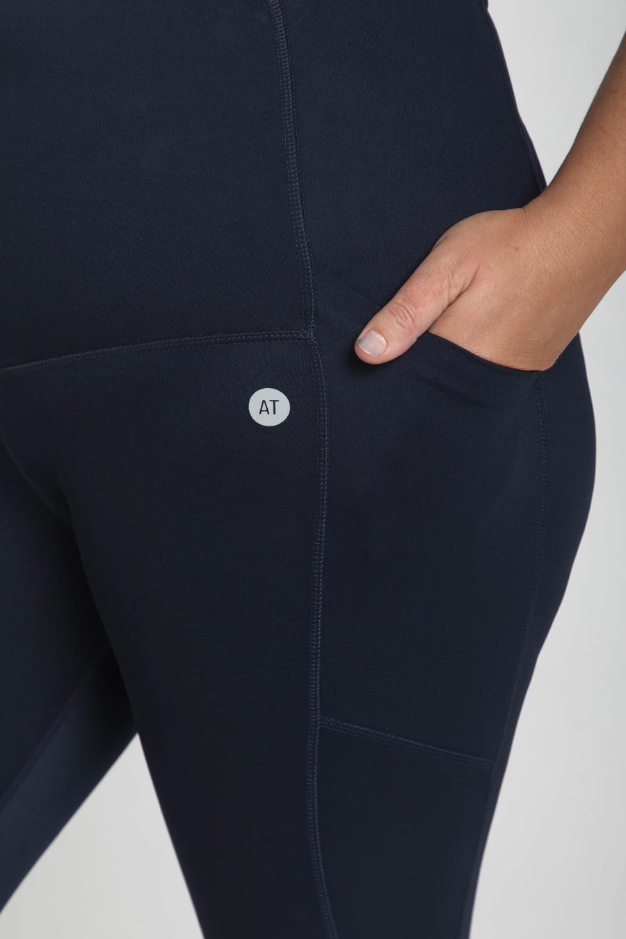 Core Pocket High Waisted Full Length Tight - Navy from Active Truth™
