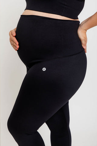 Mama Maternity Leggings Full-Length - Black