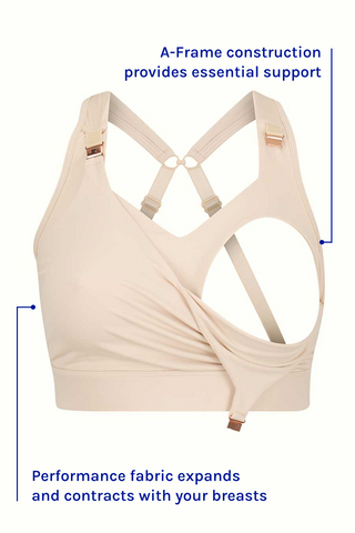 Nurture Maternity Sports Bra - Beige