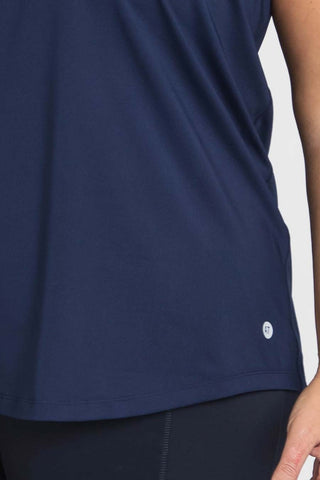 Pace Performance Singlet - Navy