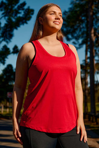 Pace Performance Singlet - Red