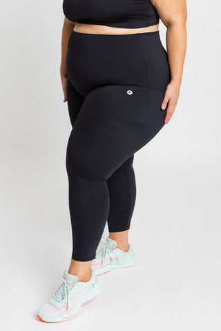 Postpartum Recovery Leggings 7/8 Length - Black