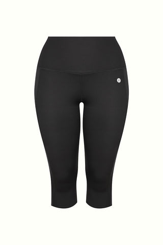 Smart Pocket 3/4 Length Tight - Black