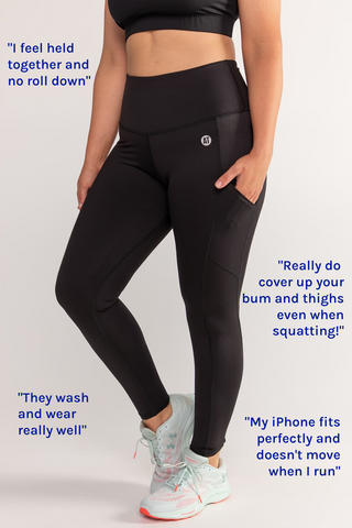 Smart Pocket Full Length Tight - Black