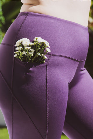 Training Pocket Move 7/8 Legging - Blackcurrant