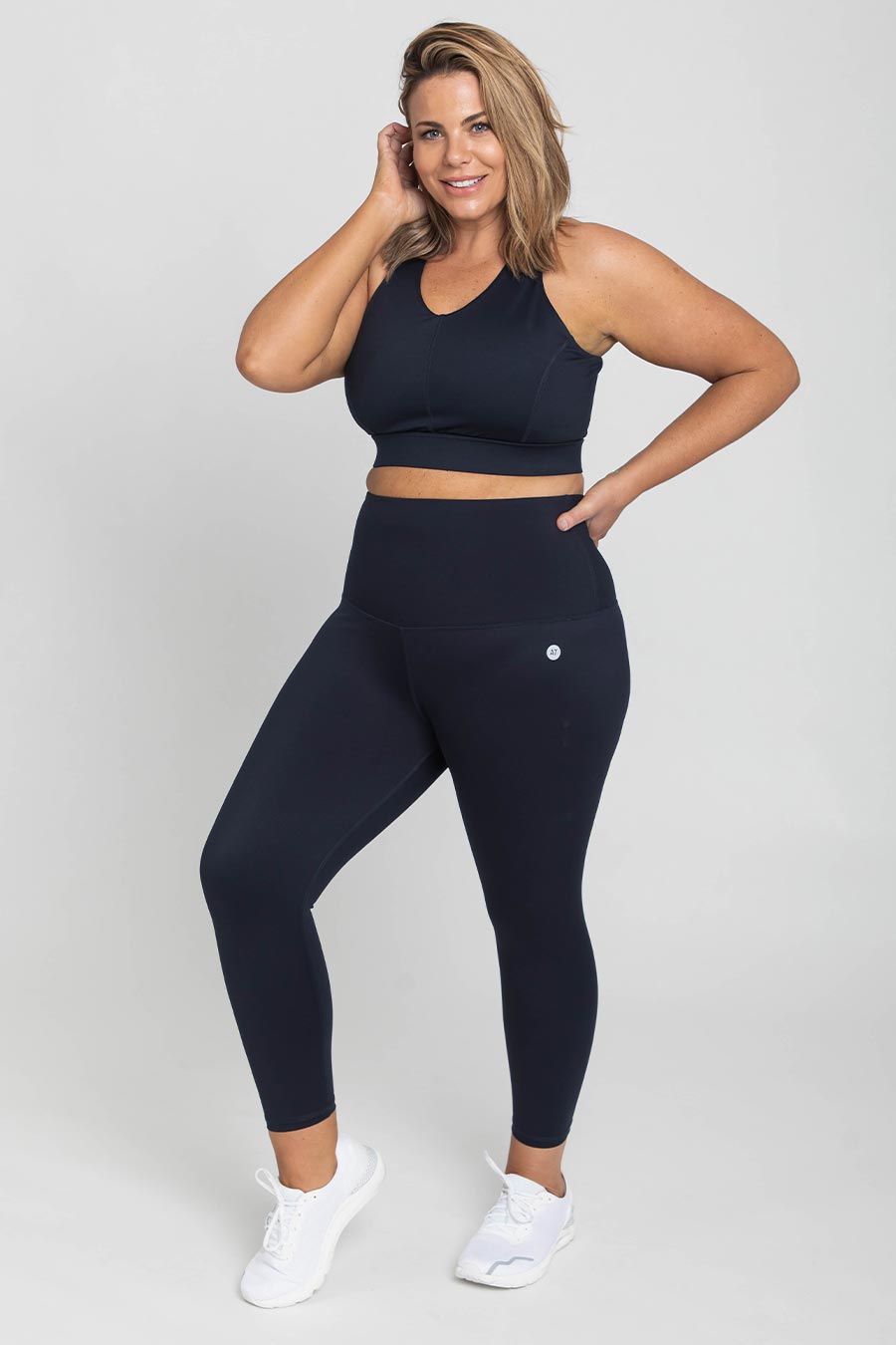 Ultra High Waist 7/8 Length Tight - Midnight Blue from Active Truth™

