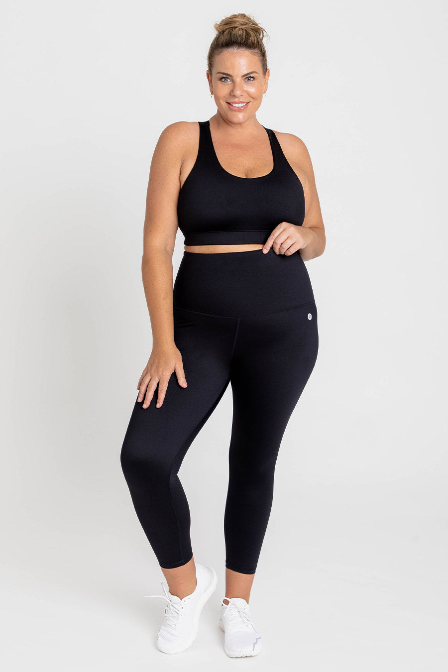 Ultra High Waist 7/8 Length Tight - Black from Active Truth™

