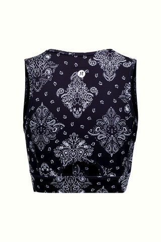 Zip Up Crop - Oz Bandana