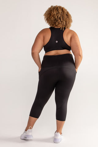 Training Pocket 3/4 Length Tight - Black