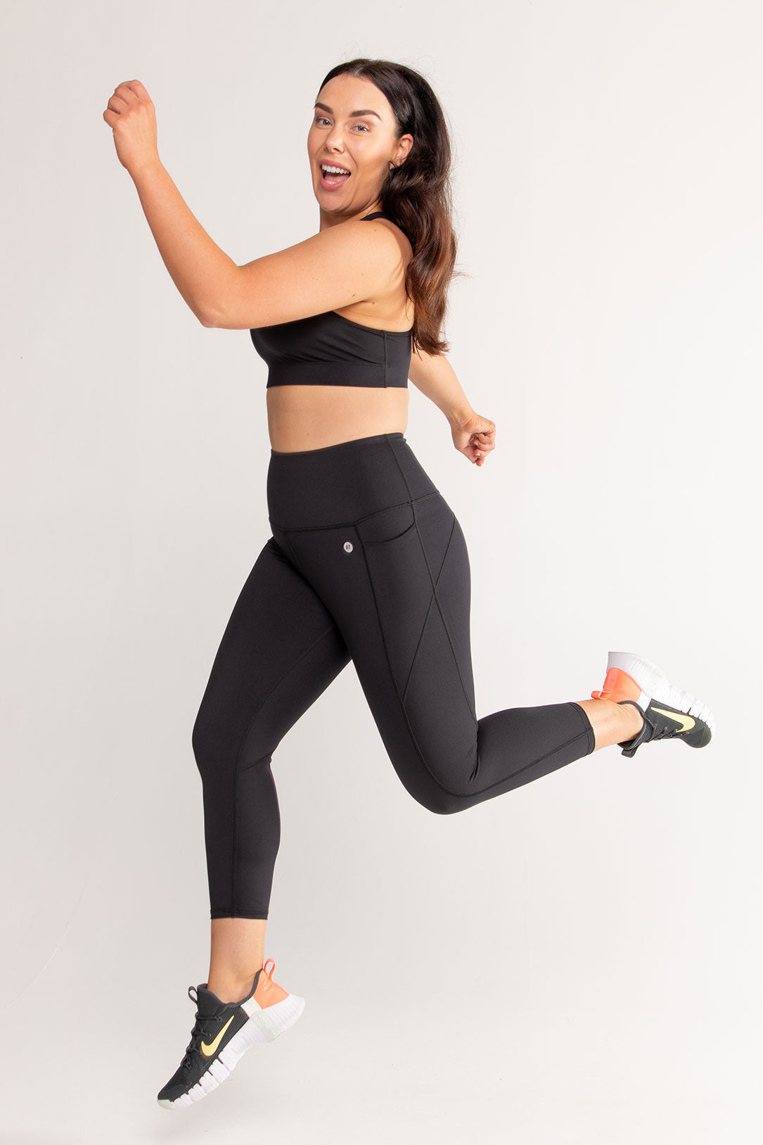 Buy Black Next Active Running Tight Sports Leggings from Next Luxembourg