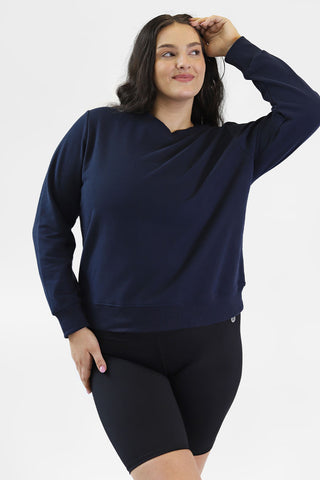 Classic Lightweight Sweater - Navy