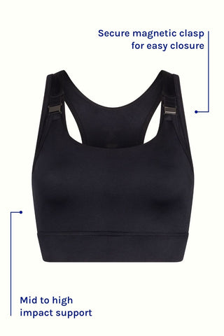 Mama Maternity Sports Bra - Black