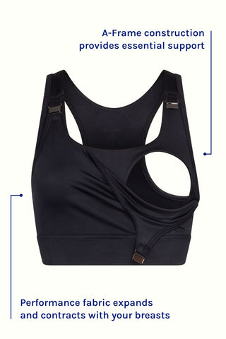 Maternity Sports Bra - Black