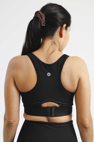 Mama Maternity Sports Bra - Black