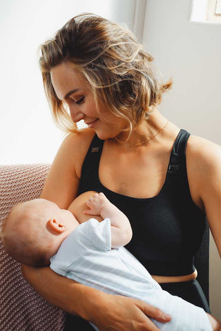 Active Truth - Our Mama Feeding Crop — voted #1 Best Nursing Sports Bra in  the 2020 SELF Fitness Awards — is now available in Midnight Blue!  Innovative magnetic clasps (rather than