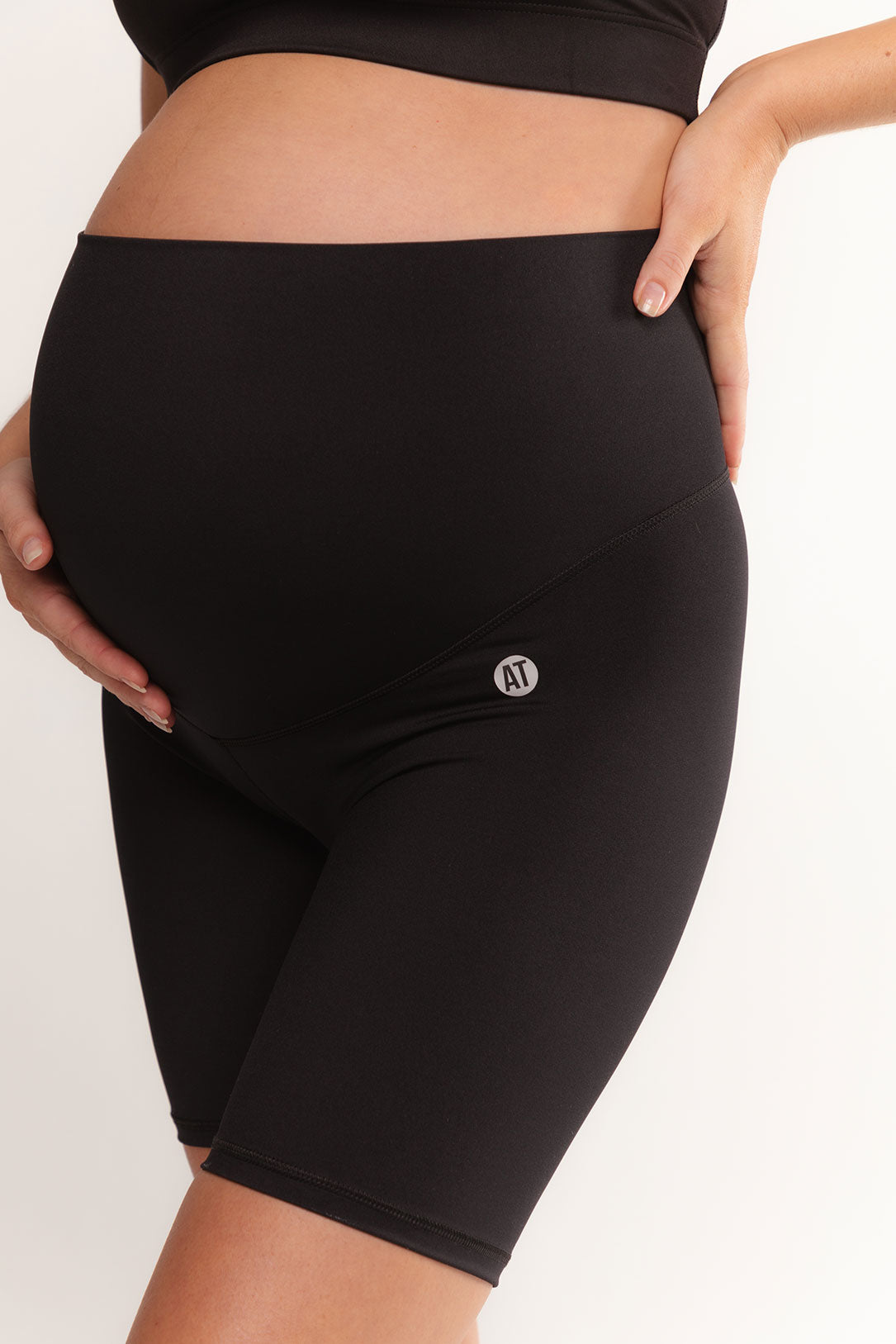 Waverleigh Black Maternity Biker Short, 15 Maternity Workout Shorts to  Support Your Growing Bump While You Exercise
