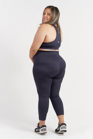 Mama Maternity Leggings 7/8 Length - Navy