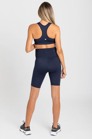 Mama Maternity Bike Shorts - Navy