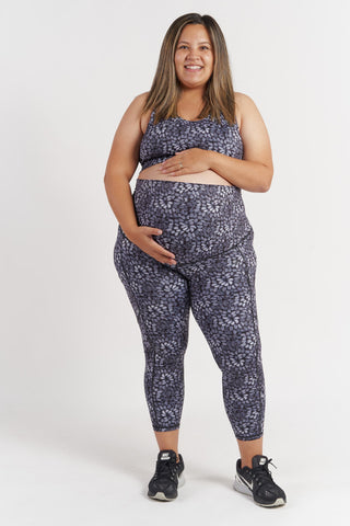 Mama Maternity Leggings With Pockets 7/8 Length - Brolga