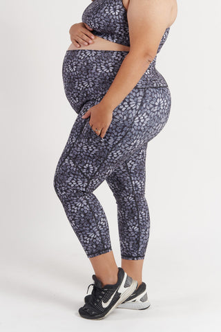 Mama Maternity Leggings With Pockets 7/8 Length - Brolga