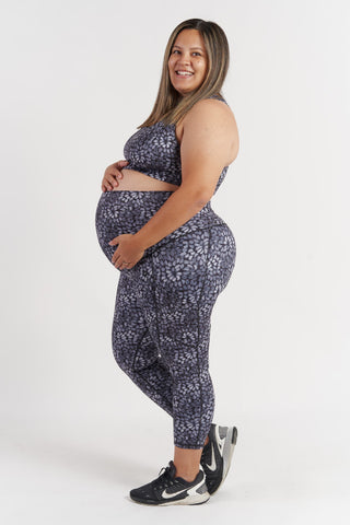 Mama Maternity Leggings With Pockets 7/8 Length - Brolga