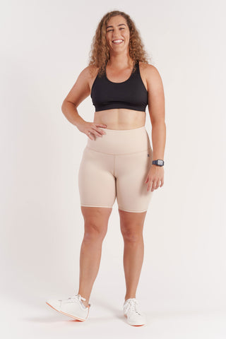 Anti-Chafe Compression Mid Short - Beige