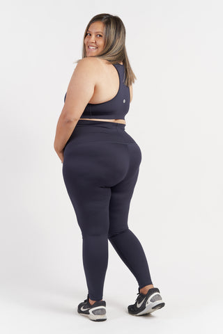 Mama Maternity Leggings Full-Length - Navy