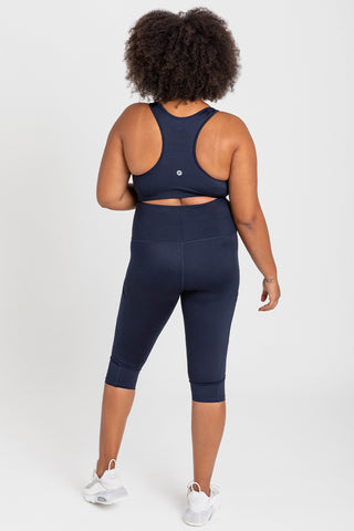 Smart Pocket 3/4 Length Tight - Navy