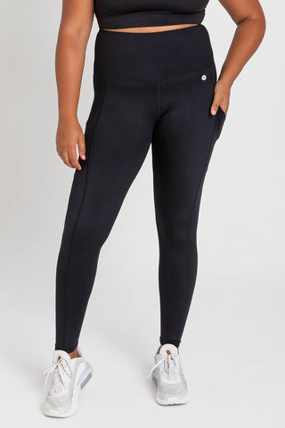 Tall Smart Pocket Full Length Tight - Black